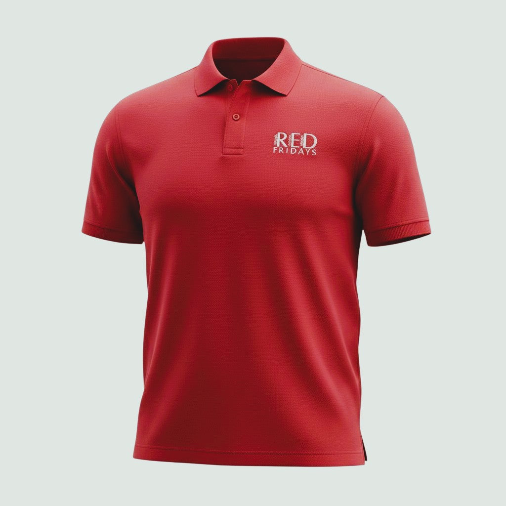 Red Friday Polo Shirt